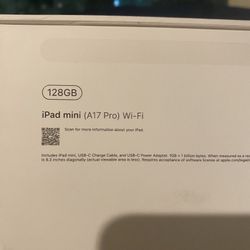 iPad Mini (A17 Pro) 128GB 