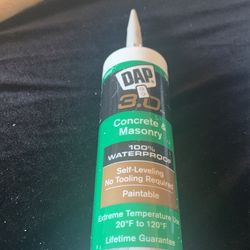DAP 3.0 Self Leveling High Performance Masonry Concrete Sealant 100% Waterproof 
