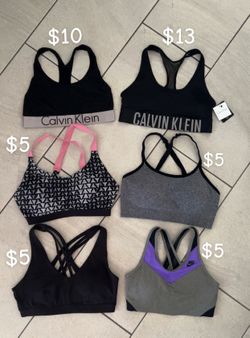 Women’s Sports Bras Calvin Klein Victoria’s Secret Nike Soma Bralette Size Small Large