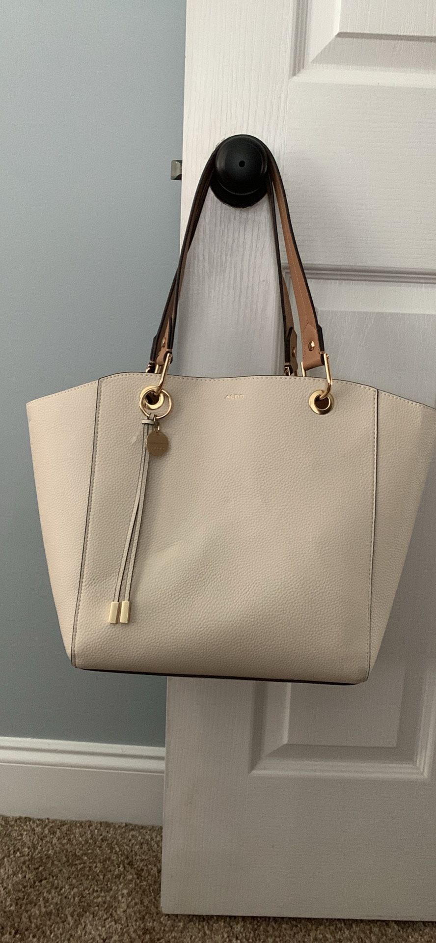 Aldo Cream Tote/purse/handbag- New