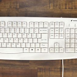 White Keyboard And Mouse