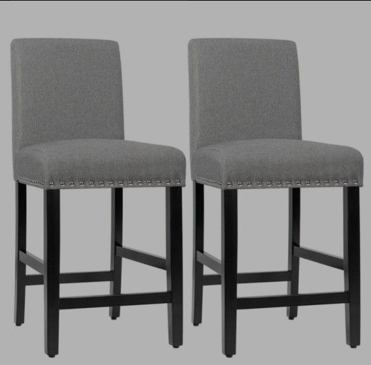 25" Gray Bar Stools