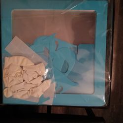 Baby Shower Baby Boxes With White Balloons