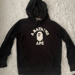 Classic black And white Bape Hoodie 