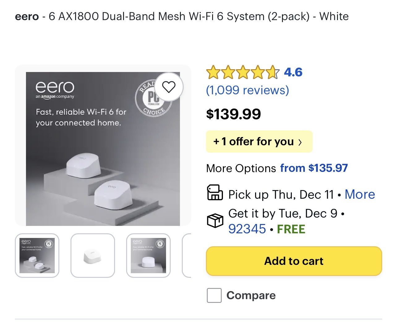 Eero 6 2pack