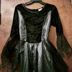 Costume. Black Princess Dress