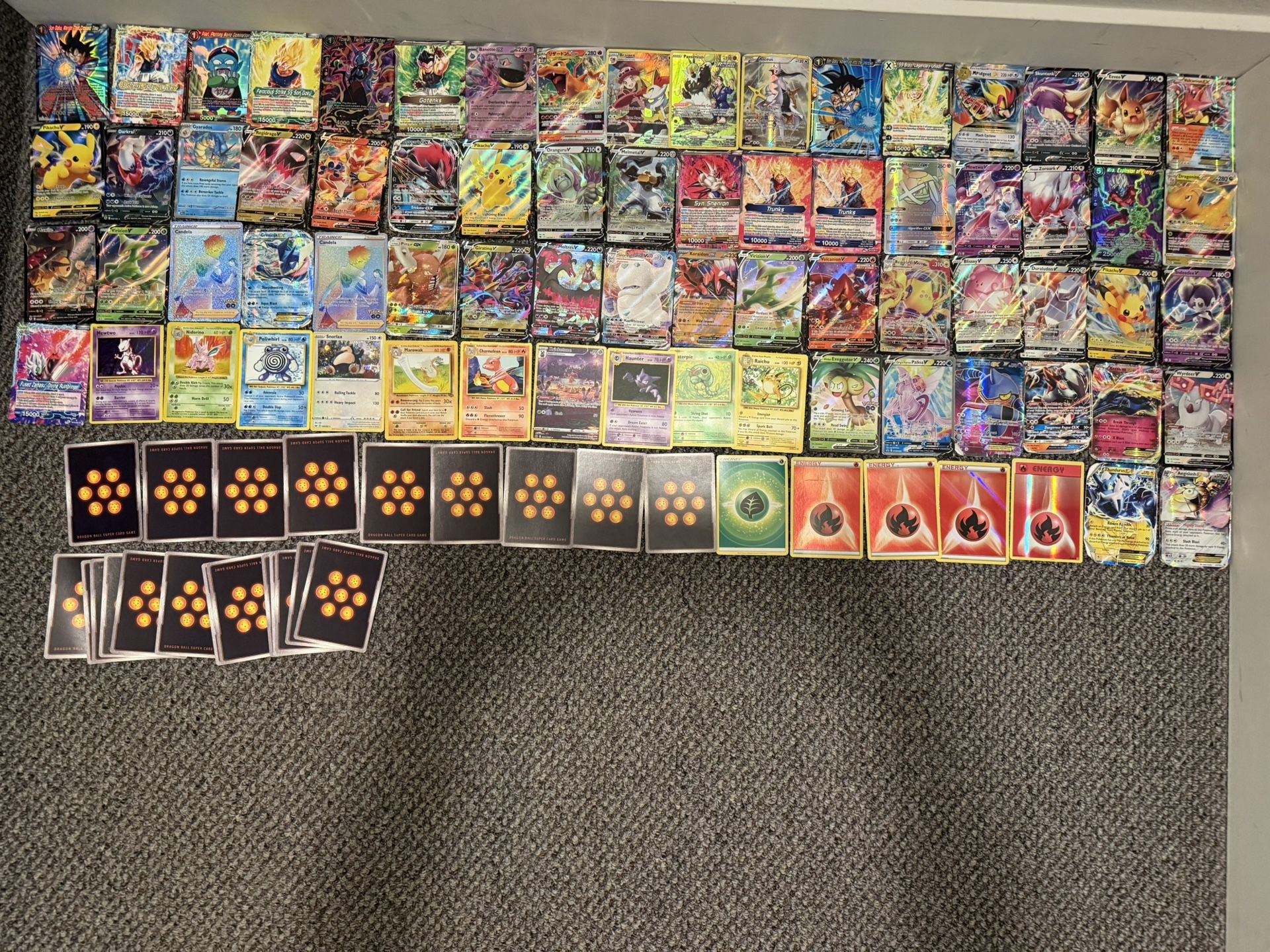 80 rare Pokémon cards