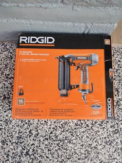 Finish nail gun 18ga ridgid