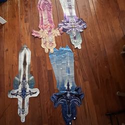 New Mylar Balloon Swords 