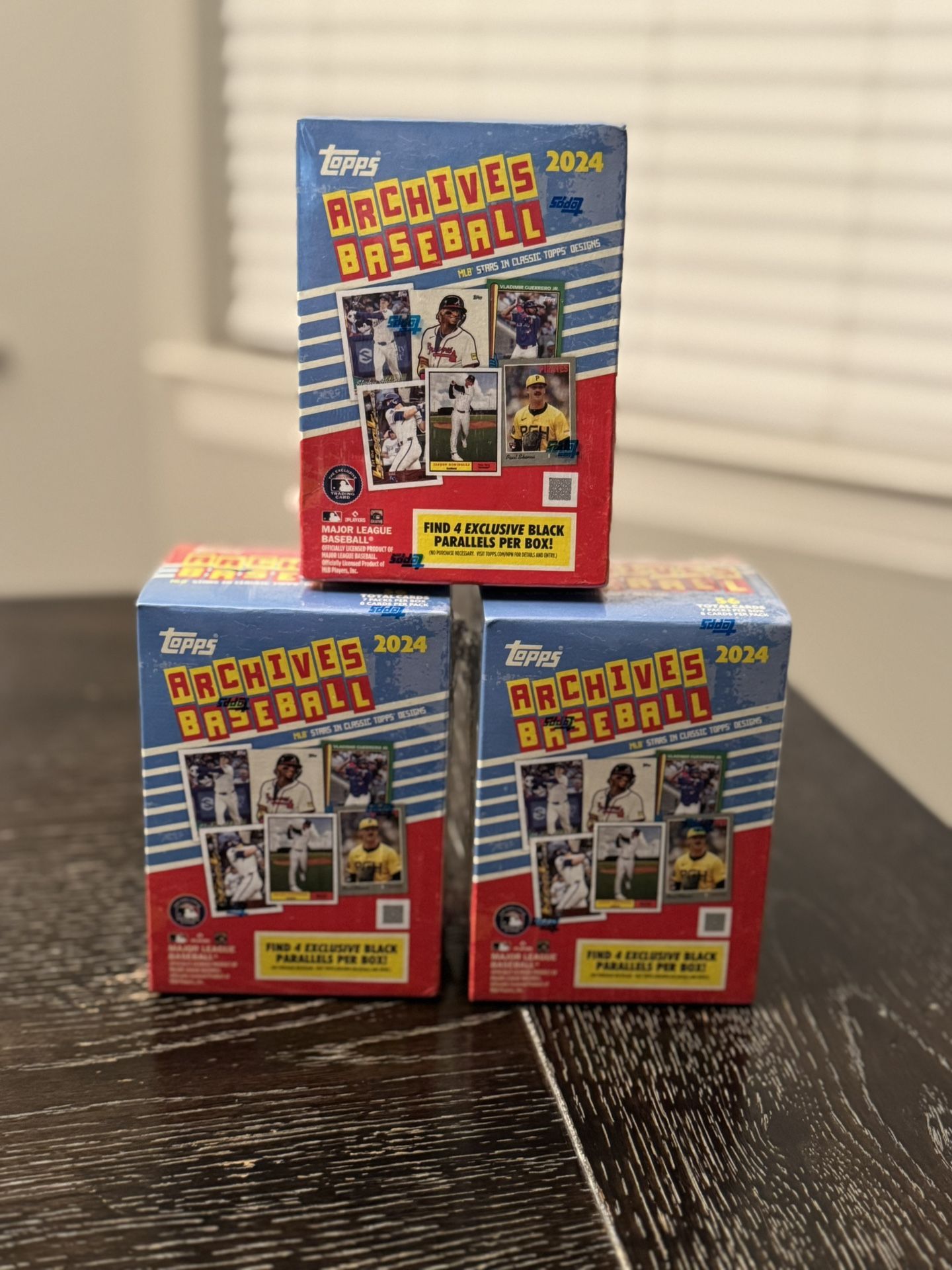 2024 Topps Archives MLB Baseball Trading Card Box New Factory Sealed Lot of 3
