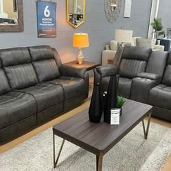 Reclining Living Room Set Reclining Sofa and Loveseat Centeroak 