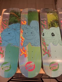 Pokemon x Santa Cruz limited skate deck