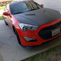 Hood For Genesis Coupe Fits 2013 To 16 Will Fill Other Years With A Little Work