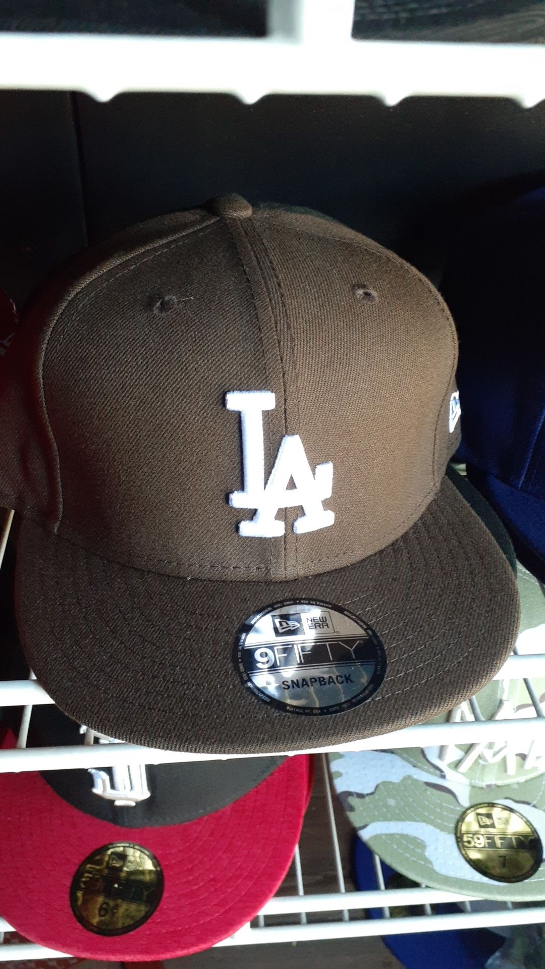 LA Dodgers snapback hat $28