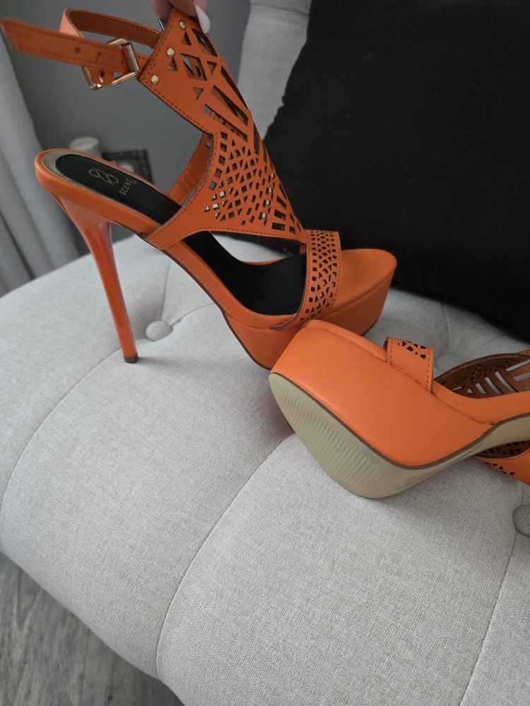 Orange Heels