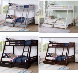 Bunk Bed full and twin not including mattress