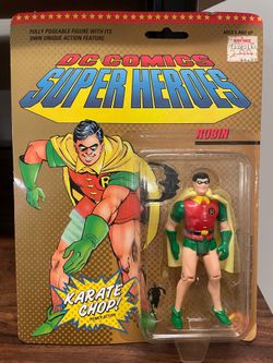 Vintage Toybiz DC Comics Super Heroes Karate Chop Robin