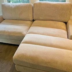 New 90x66 Sectional Couch / Free Delivery 