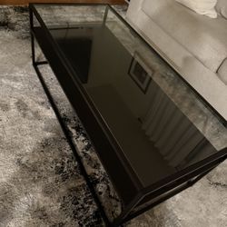 Black/glass Coffee Table 