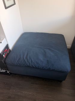 Blue Ottoman