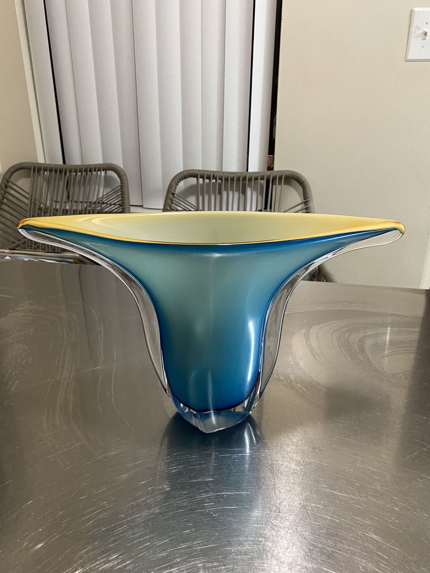 Modernist Murano Glass Vase