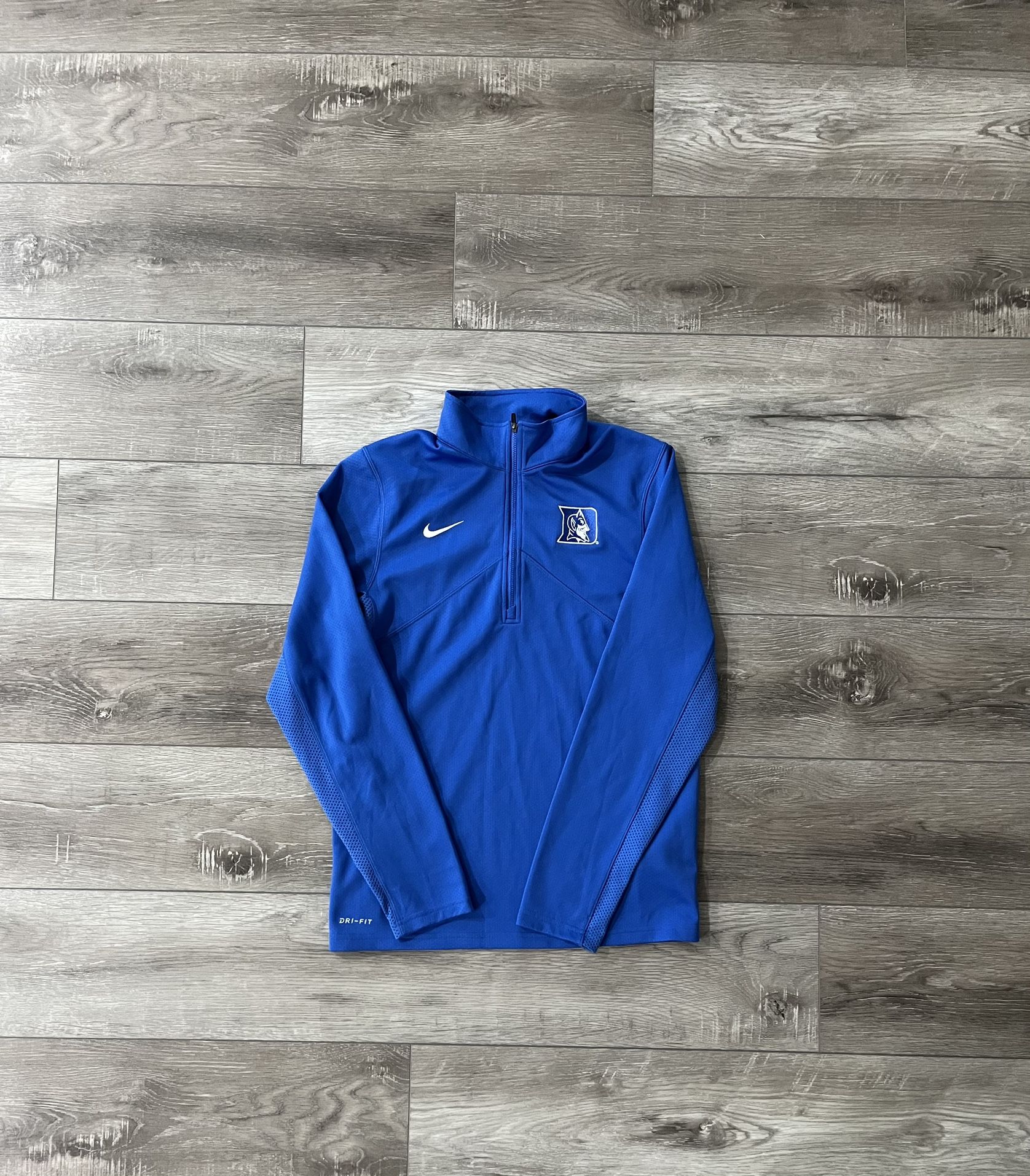 Nike Duke Blue Devils Quarter Zip Sweatshirt Size S