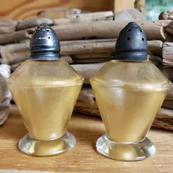 Vintage salt and pepper shakers