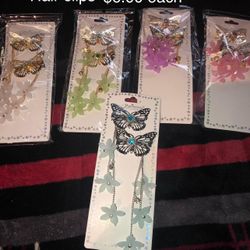 Beautiful hair clips $6 Each 