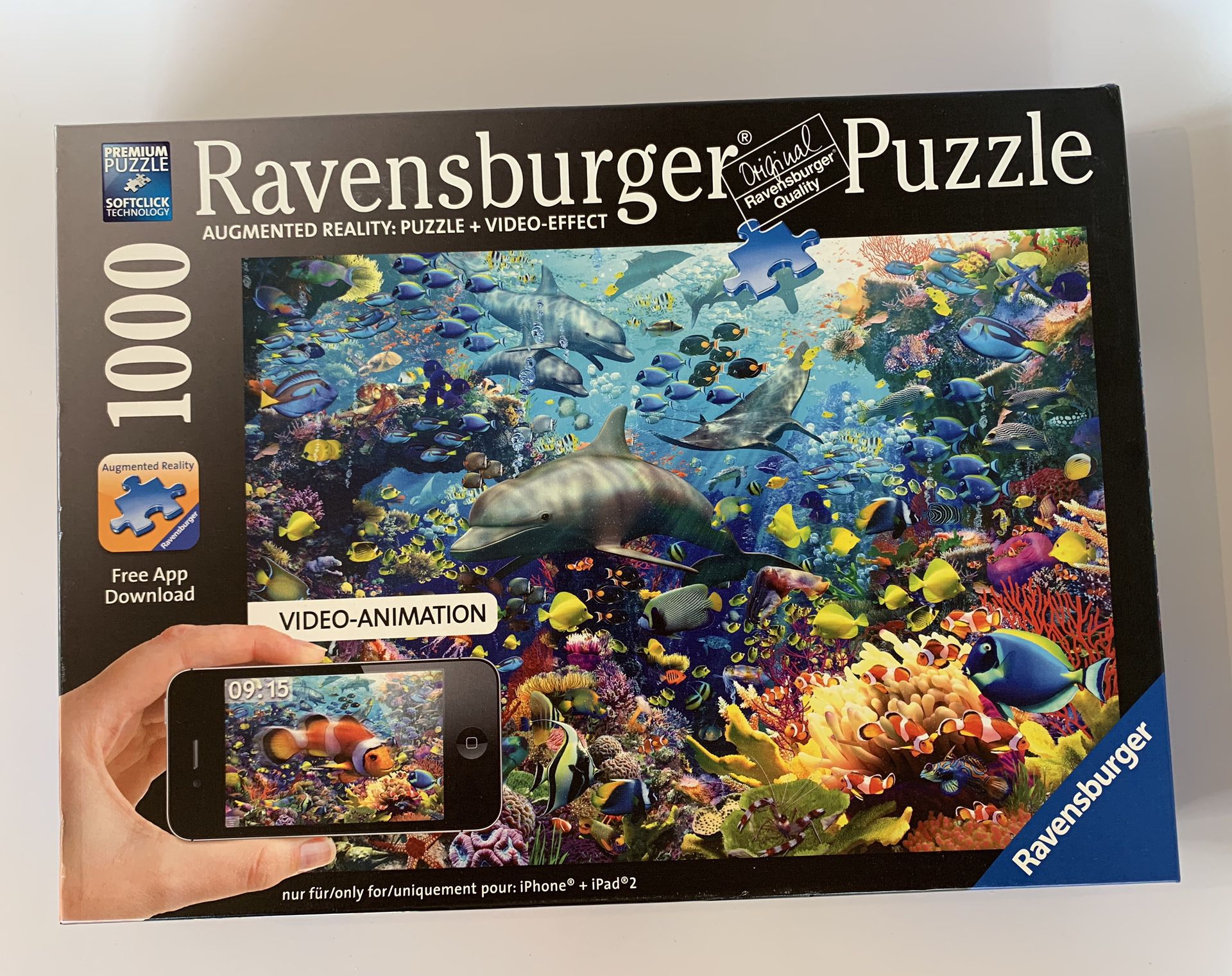 1000 Piece Ravensburger Puzzle Underwater Scene