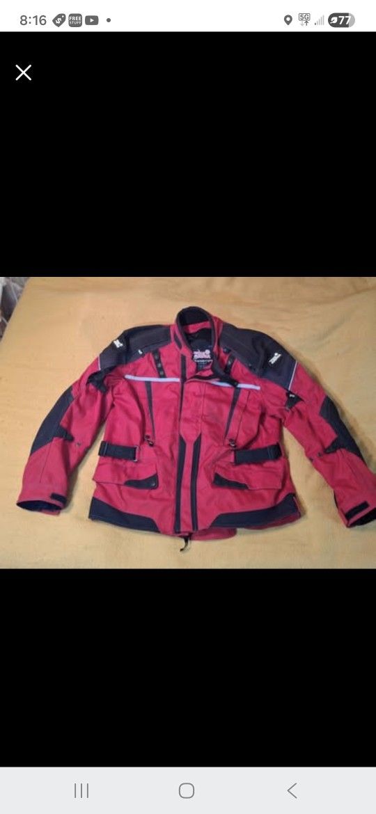 Men's XL Tourmaster Motorcycle Jacket