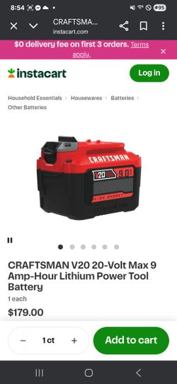 Craftsman 9ah &4 Ah Brand New Batteries