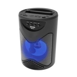 MPD41L 4″ Portable Speaker Built in USB & SD Slot Built in Bluetooth Phone / Tablet holder FM Radio MP3/WMA Player Impendence: 4 OHM Frequency Respons