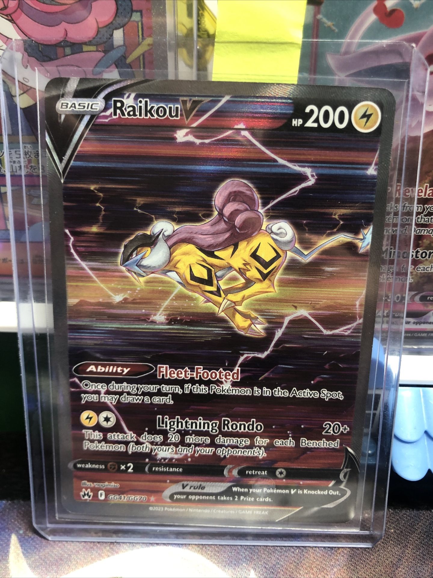 Raikou-V (GG41/GG70), Busca de Cards