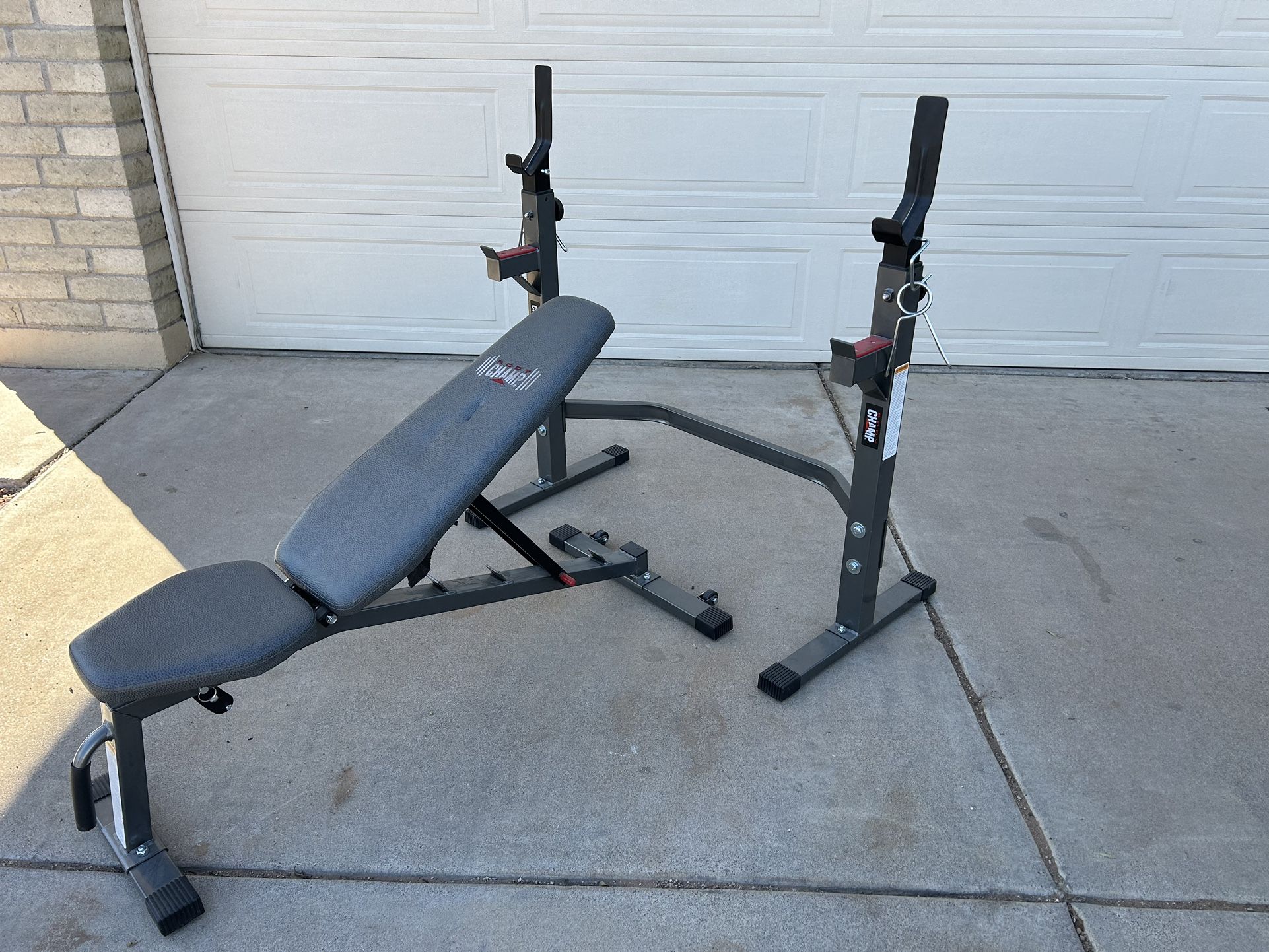 Body Champ Olympic Bench And Squat Rack