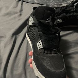 Jordan 4 Black Canvas 