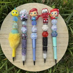 Handmade Little Mermaid Doorable Pens 