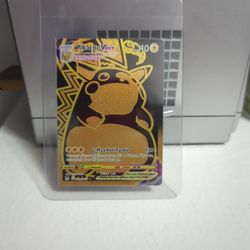 Pikachu Gold Secret Rare Vmax