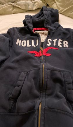 Small size Hollister blue color hoodie for sale