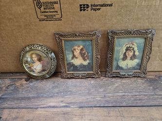 Vintage early 1900s Miniature Portrait Set - Sir Thomas Lawrence Prints