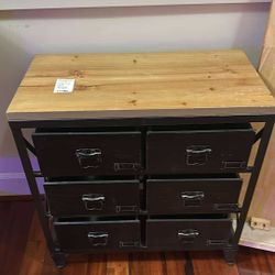 6 Drawer Side Table. 