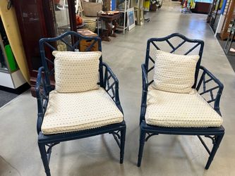 Set of 2 Bamboo chairs