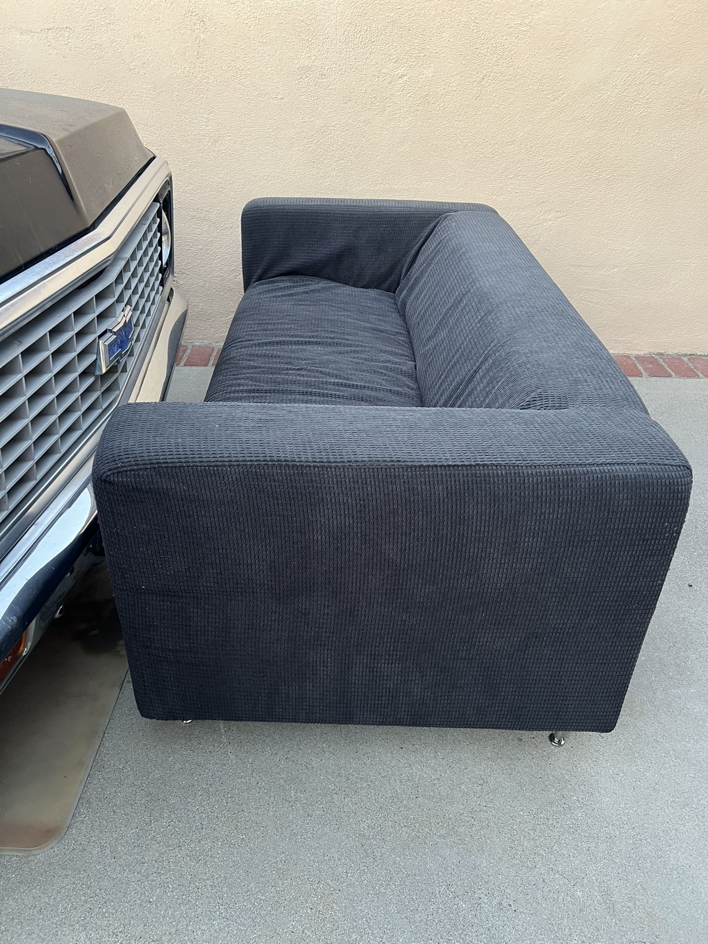Black Low Back Couch