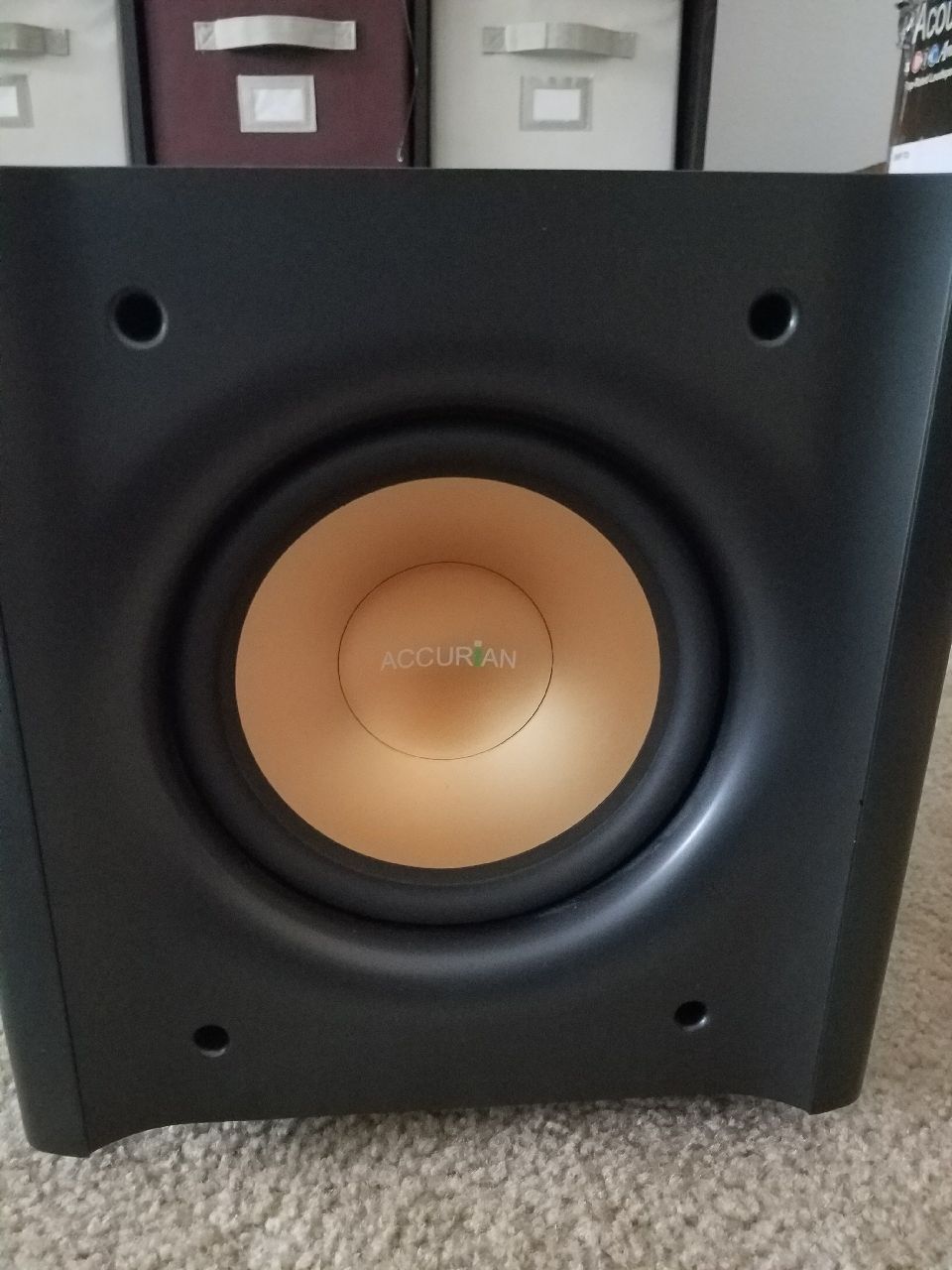 Accurian ASW -5060 POWERED 8 INCH SUBWOOFER