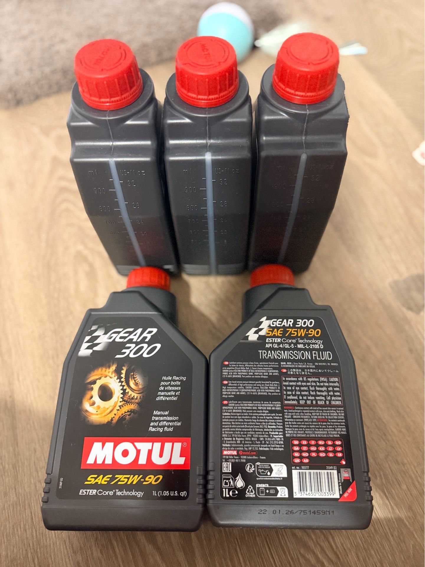WRX Diff and Trans Fluid Kit (Motul Gear 300 75w-90)