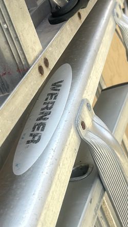 Moving sale 2 Ladders aluminum folding ladders