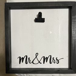 Mr & Mrs frame