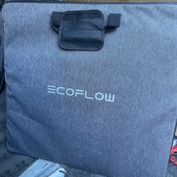 Ecoflow Solar Panel 220w Working Perfect N. Little Crack Back 