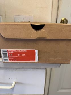 Nike Dunk Hi Supreme Spark size 11