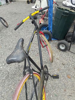 Thrustler bike front well is bent so needs repair