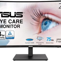 For Sale: Two Asus VA27VQSE 27-Inch 1080P Curved Display Monitors